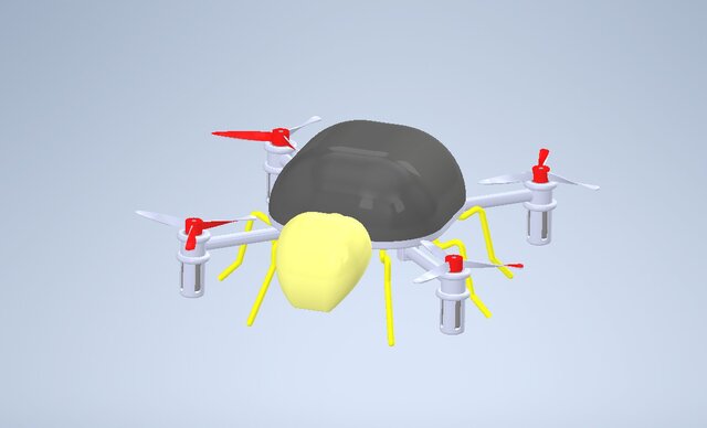 3D model of bee-drone