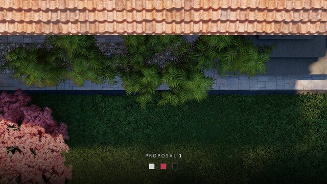 3D model of Facade of a Japanese Maple