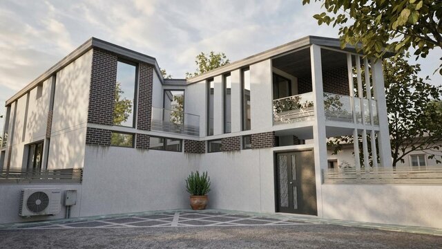 Two-Story Residence | Clean Lines