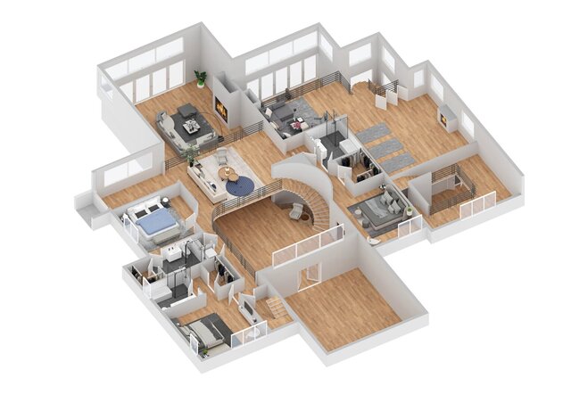 3D model of 3d-floorplan-renderings