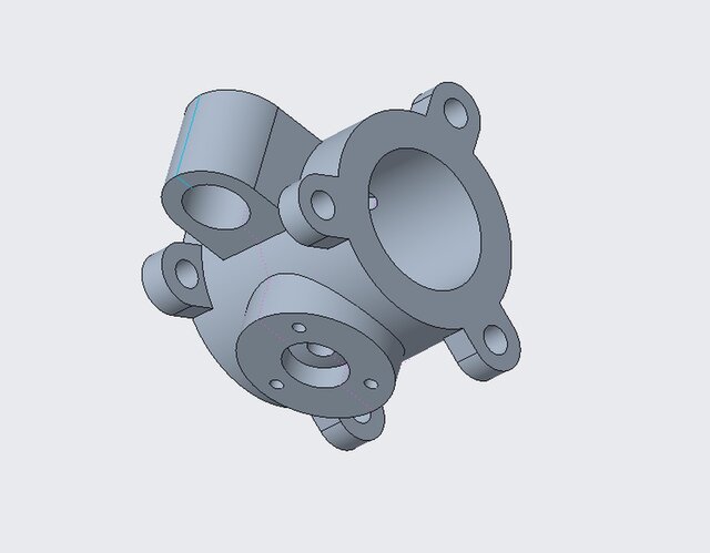 3D model of valve body