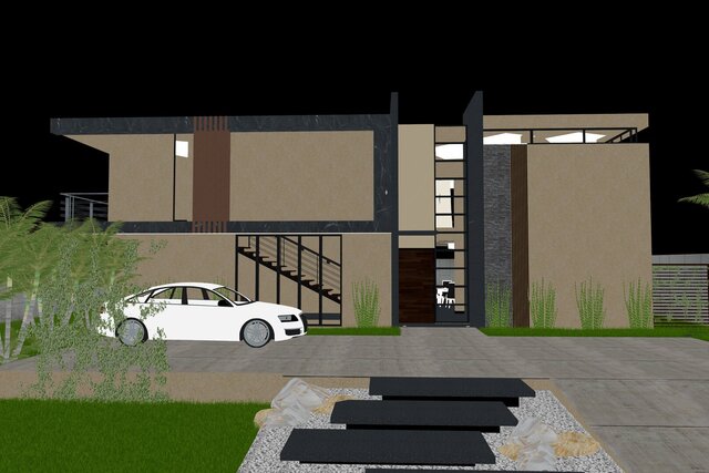 3D model of Modern Villa Exterior | Architectural 3D Visualization