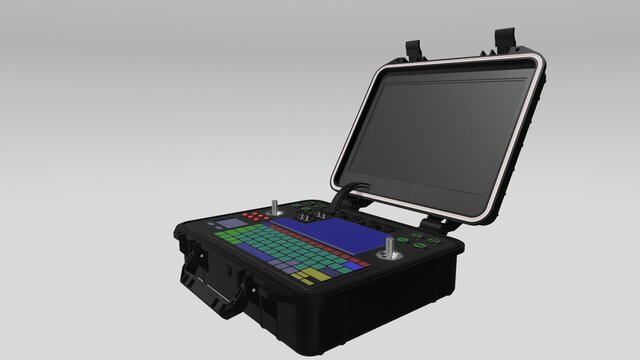 Rugged Portable Workstation | Field Control Console (HMI + Enclosure)