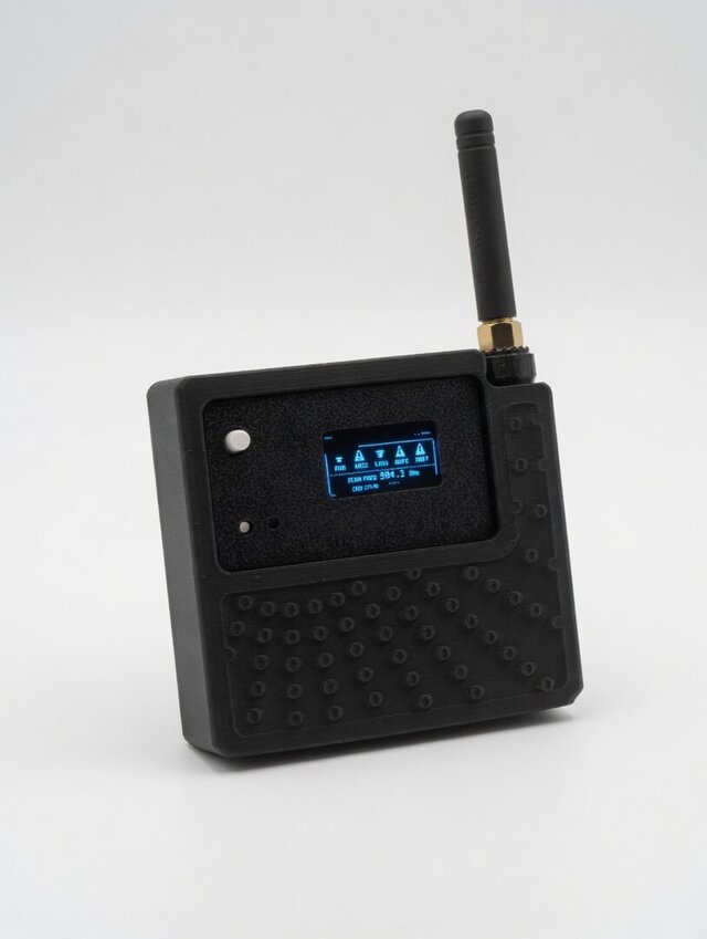 Custom 3D-Printed Enclosure for Heltec V3 IoT Mesh Node with Integrated LiPo Battery