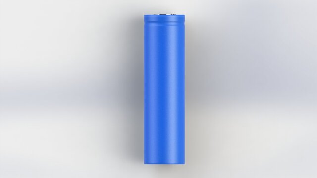 3D model of Rechargeable Lithium Battery 18650