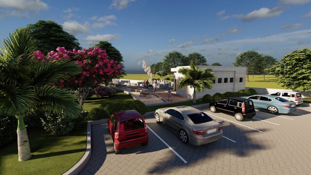 3D model of Public Park Landscape Design
