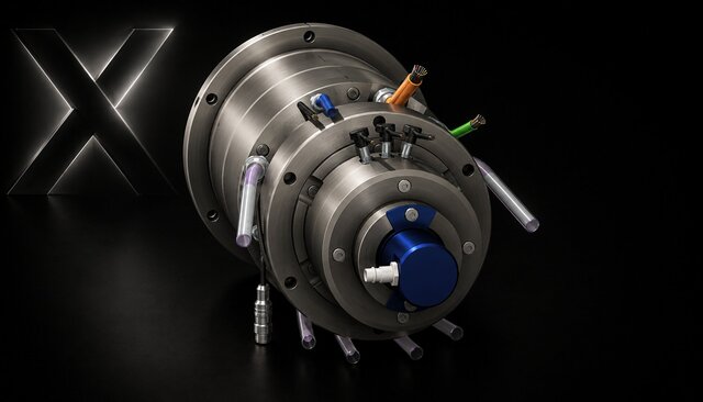3D model of Precision Workpiece Spindle for SiC Grinding | KonstruktaX