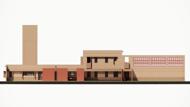 3D model of Architecture Portfolio