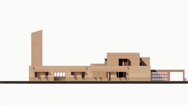 3D model of Architecture Portfolio