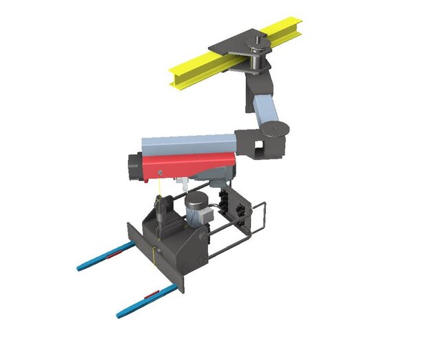 3D model of over-head-manipulator-500kg