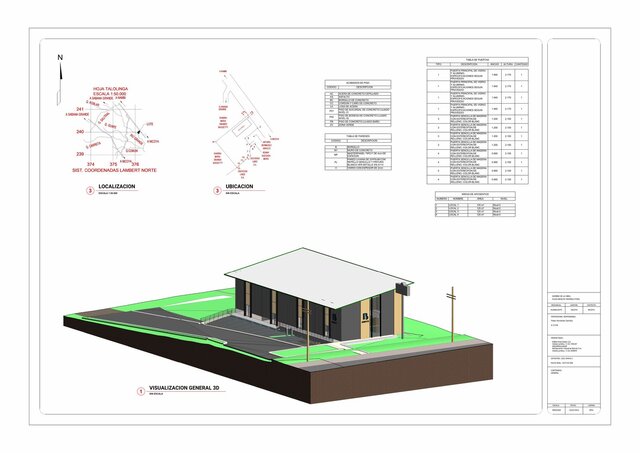 Commercial Branch Construction Drawing Set – image 2 of 33