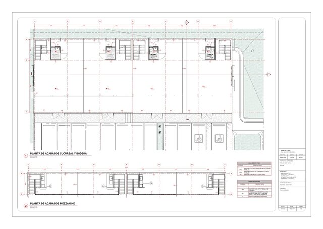 Commercial Branch Construction Drawing Set – image 12 of 33