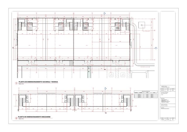 Commercial Branch Construction Drawing Set – image 4 of 33