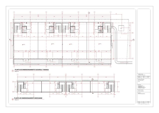 Commercial Branch Construction Drawing Set – image 9 of 33