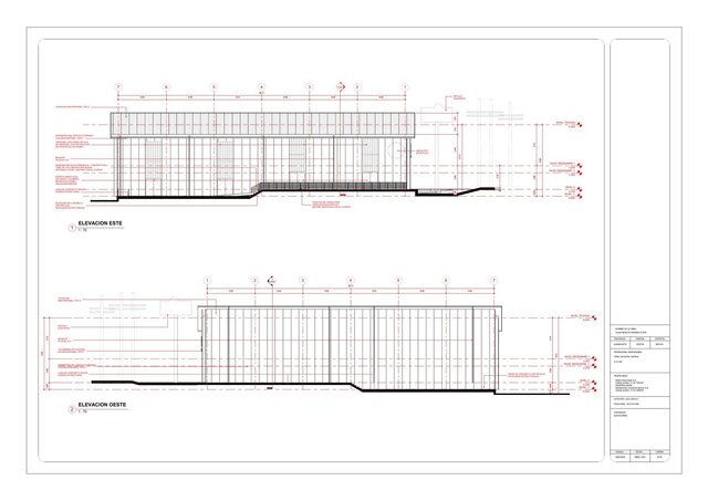 Commercial Branch Construction Drawing Set – image 13 of 33
