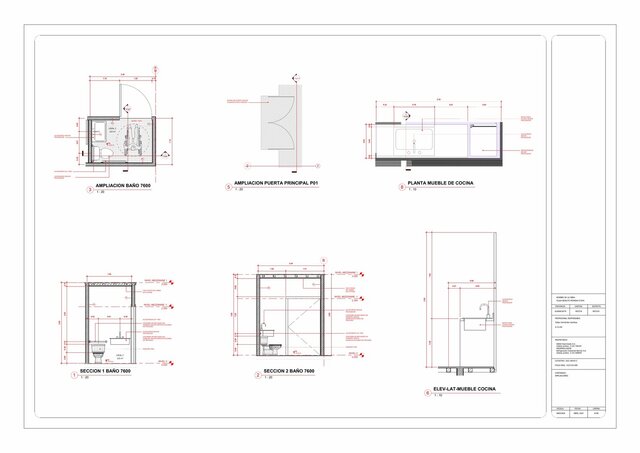 Commercial Branch Construction Drawing Set – image 17 of 33