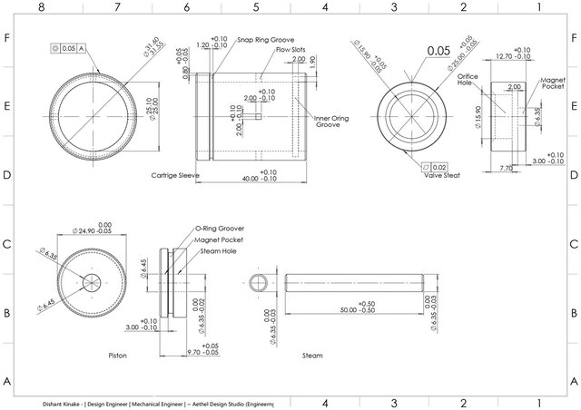 3D model of 3D CAD Modeling & Design for Manufacturing (DFM) Portfolio