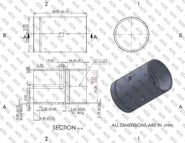 3D model of 3D CAD Modeling & Design for Manufacturing (DFM) Portfolio