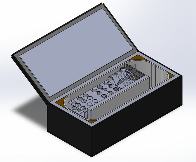 3D model of mandarin dryer