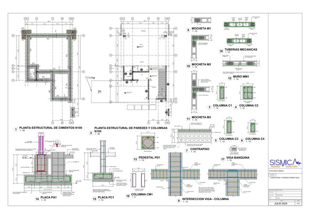 Residential Structural Drawing Set – image 2 of 5