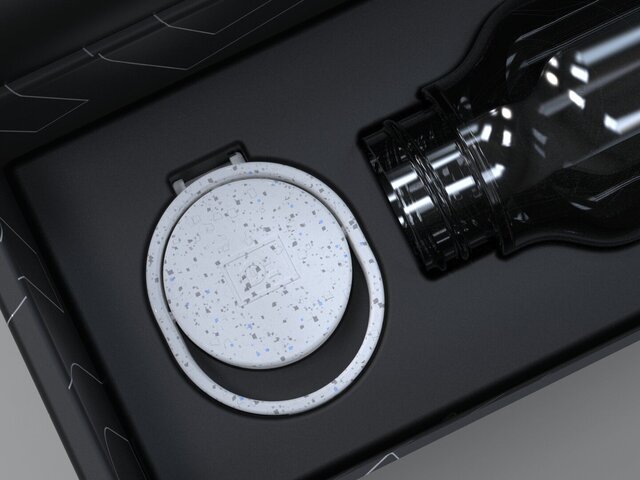 3D model of PRFCT Water Bottle Bases Product Line