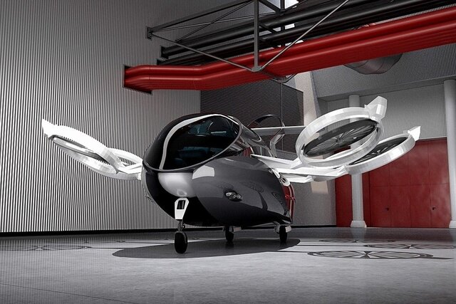 Passenger Taxi Drone – eVTOL Concept Design – image 2 of 3
