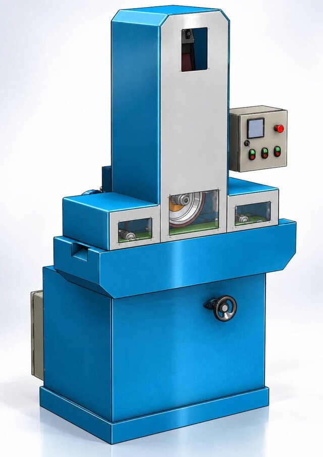 Flat Belt Grinding Machine for Serial Parts, Bars & Deburring – image 2 of 5