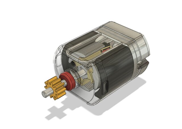 DC Motor Shaft – 3D Animation