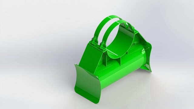 3D model of Marine Twin-Pontoon Pipe Support Assembly