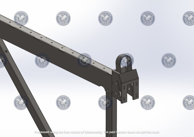 3D model of Folding Working Platform K / Heavy-Duty Scaffold Bracket