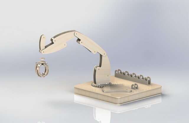 3D model of Robotic Gripper Design (IEEE Competition)