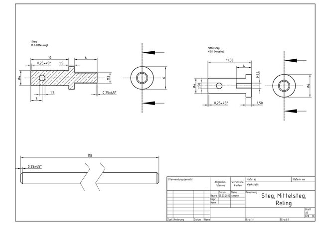 Steam Engine Model – Assembly Drawing, BOM & Detail Drawings (AutoCAD) – image 4 of 8