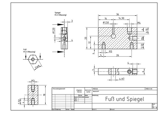 Steam Engine Model – Assembly Drawing, BOM & Detail Drawings (AutoCAD) – image 6 of 8