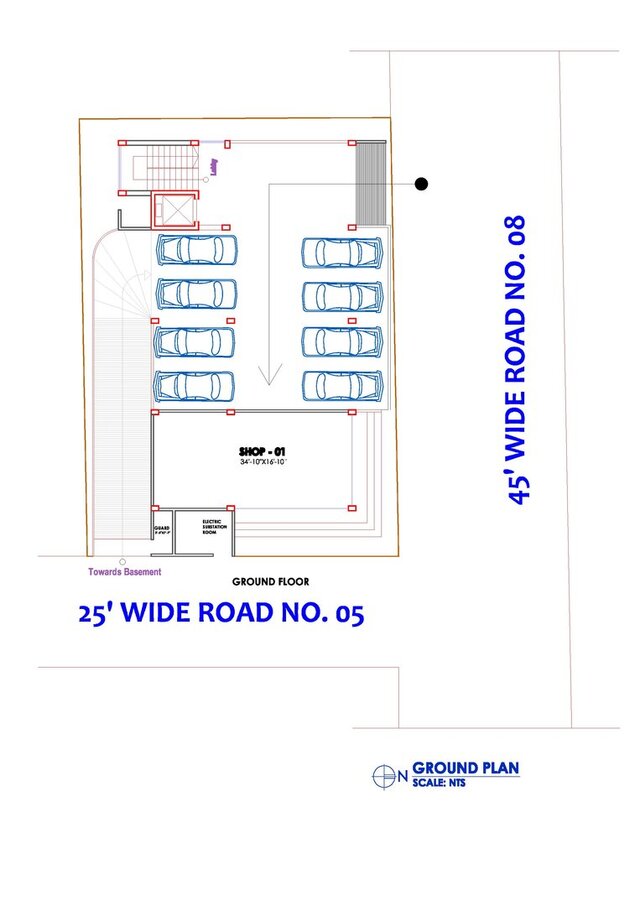 Design of a 10 Storied Corporate Office in Banani, Dhaka. – image 3 of 14