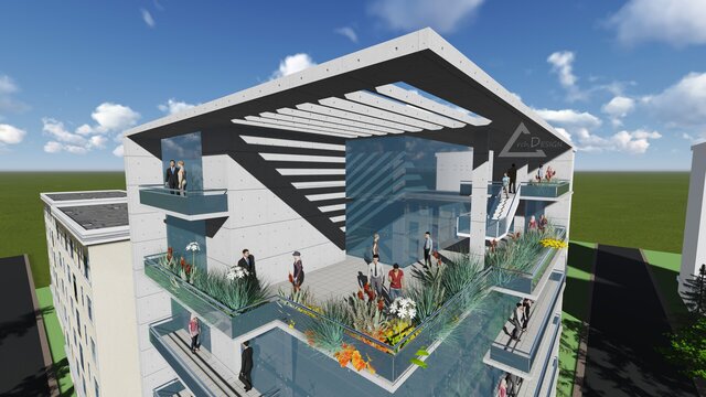 Design of a 10 Storied Corporate Office in Banani, Dhaka. – image 12 of 14
