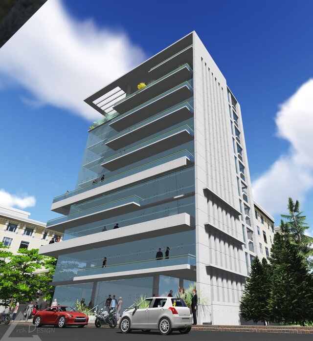 Design of a 10 Storied Corporate Office in Banani, Dhaka. – image 5 of 14