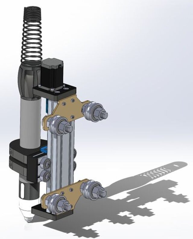 3D model of CAD Design: 3-Axis CNC Plasma Cutting Table