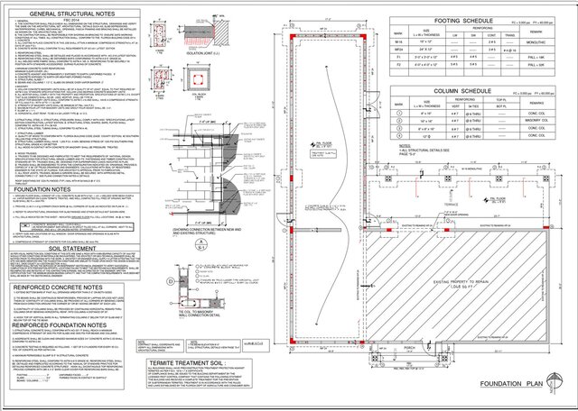 Residential Structural Addition Permit Drawing Package – Miami-Dade, Florida