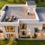 Two-story modern box-type house