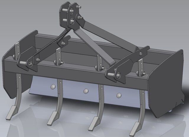 3D model of 4 Foot Box Scraper