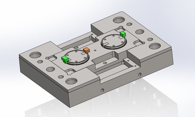 3D model of Injection Mold Design With EDM Electrode Design, 3D Model