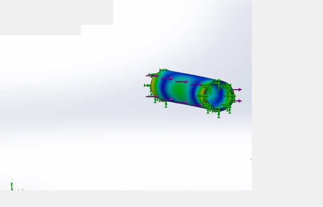 3D model of Nonlinear FEA Analysis - Automotive Suspension Structural Components