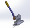 Manual Sheet Metal Cutting Machine design by princea3