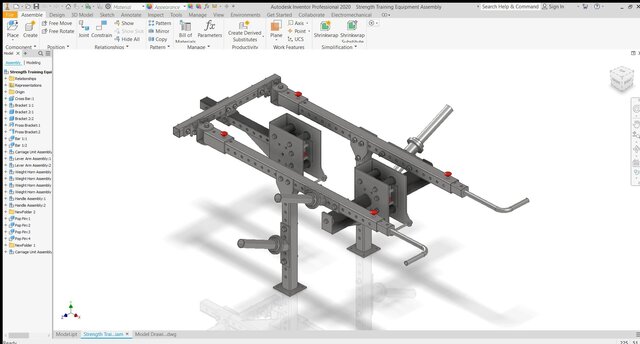 3D model of Strength Training Equipment