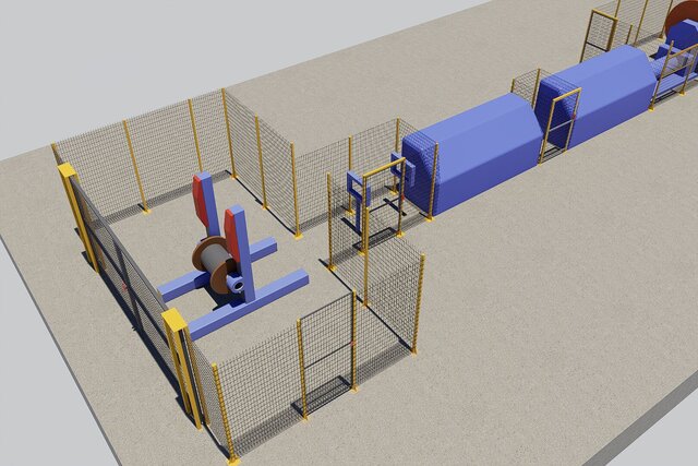3D model of Industrial Safety Guarding System — NR-12 Compliance & 3D CAD Design