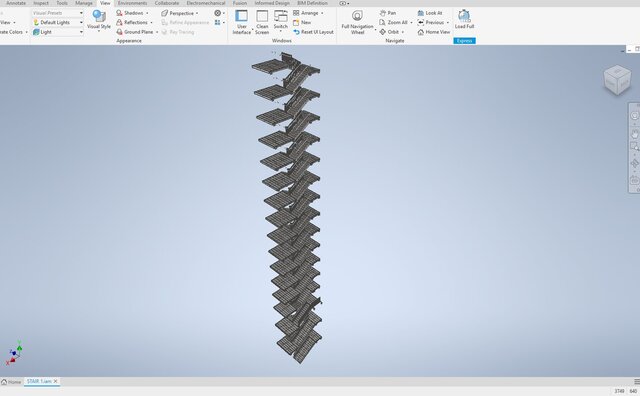3D model of Custom Stair Systems | Design & Fabrication Drawings