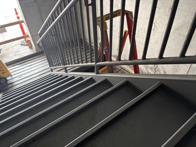3D model of Custom Stair Systems | Design & Fabrication Drawings