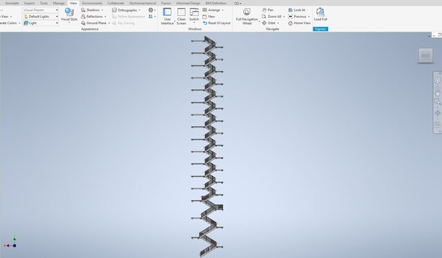 3D model of Custom Stair Systems | Design & Fabrication Drawings