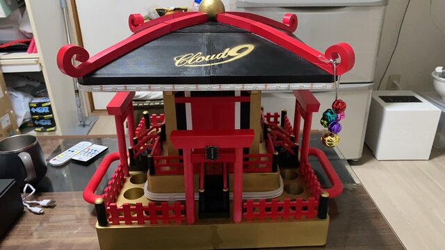3D model of Custom Mikoshi Display – Modular 3D Printed Product