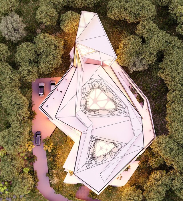 3D model of Shahmirzad Cultural-Educational Hospitality Complex